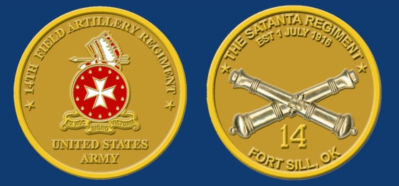 14th FA Regiment Coin
